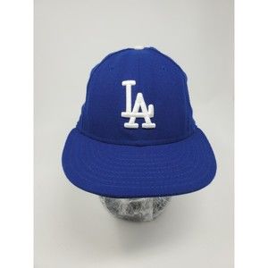 los angeles dodgers blue new era fitted hat cap 7 55.8cm cool base LA